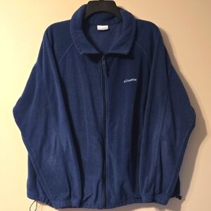 Columbia Navy Full-Zip Fleece Jacket